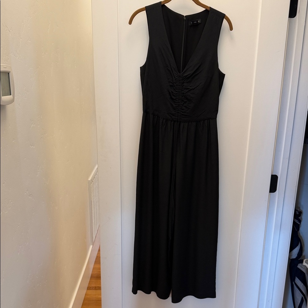 Club Monaco Black Sleeveless Jumpsuit